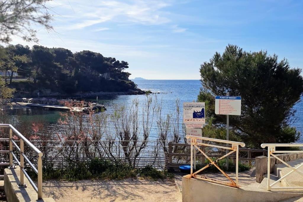 Magnifique T2 - Les Pieds Dans L'Eau Piscine/Plage Carry-le-Rouet Exterior photo